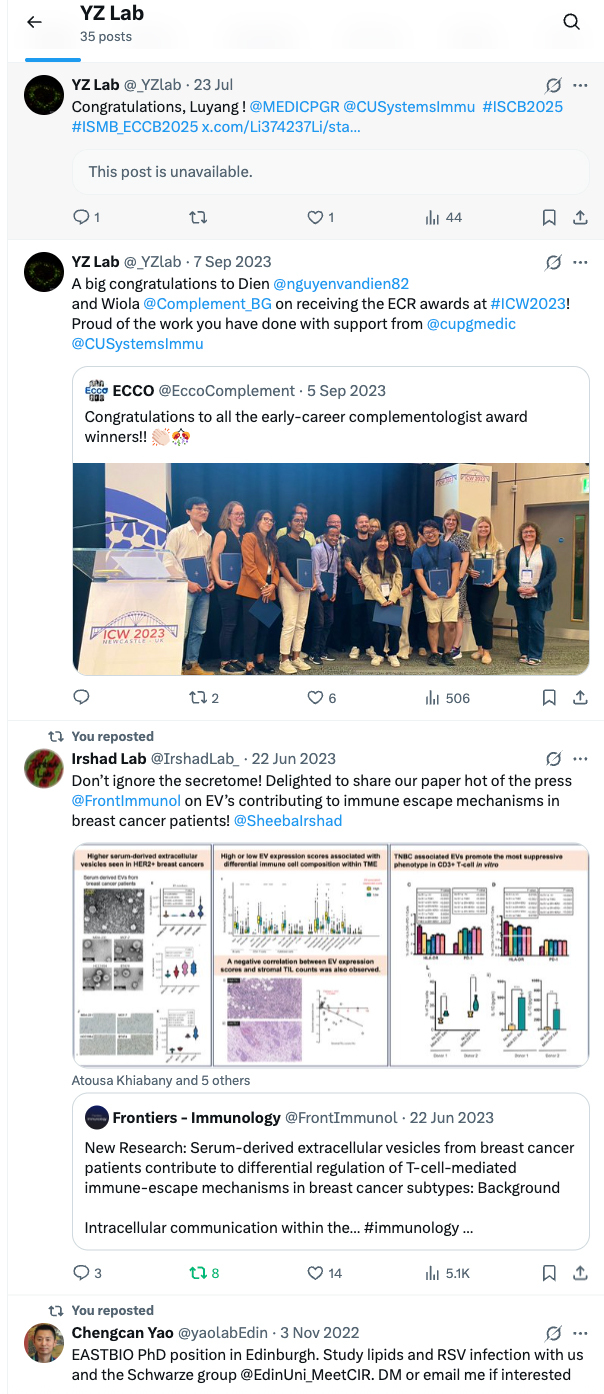 Twitter feed from @_yzlab